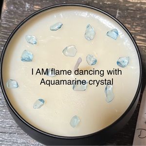 I AM crystal candles